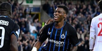 Super Eagles’ Onyedika on target as Club Brugge brush Monaco aside