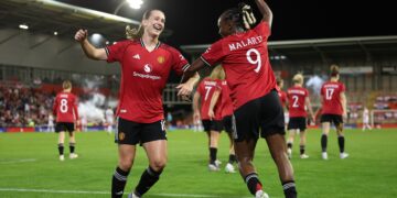 United make history as nine teams seal spots in Women’s Champions League league phase