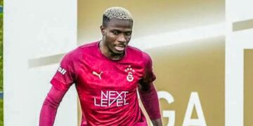 Osimhen returns to training ahead of Champions League clash against Liverpool