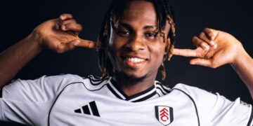 Samuel Chukwueze links up with Iwobi, Bassey after Fulham move Super Eagles forward Samuel Chukwueze shared a moment with Alex Iwobi and Calvin Bassey after joining the duo at Fulham on loan from AC Milan. Chukwueze sealed a season-long loan move to Fulham on Premier League transfer deadline day as he joins two of his Super Eagles teammates in Marco Silva’s side. The official X handle of Fulham Football Club captured the moment Calvin Bassey facetimed Chukwueze during his media presentation. Calvin Bassey went on to add Iwobi to the video chat as they welcomed him to the club and complimented his jersey. Chukwueze went to reveal his jersey number -19 as he revealed he can’t wait to train with them and the rest of the squad. Samuel Chukwueze will join Bassey, Iwobi, and the rest of the Super Eagles squad in Nigeria in preparation for the World Cup qualifiers against Rwanda and South Africa. Chukwueze joins Fulham on loan for the rest of the season, with an option to sign for €26 million at the end of the season.