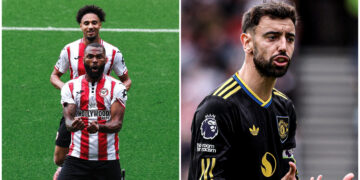 Brentford vs Man Utd: Thiago brace sinks Red Devils as Bruno fails in big moment