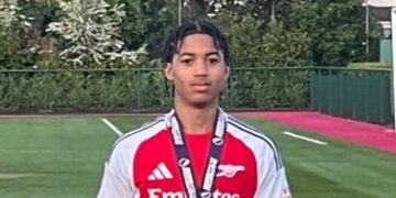 Emerson Nwaneri shines with hat-trick in Arsenal U16s’ thrilling win over Chelsea