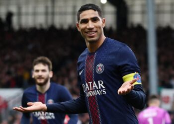 Hakimi scores brace to help PSG back on top as Lens ditch Marseille