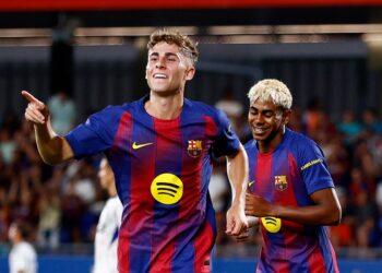 Fermin Lopez, Rashford on fire as Barcelona steamroll Olympiacos