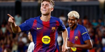 Fermin Lopez, Rashford on fire as Barcelona steamroll Olympiacos