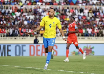 Watched the game! Eric Chelle keeps close tab on Aubameyang ahead of Super Eagles v Gabon World Cup playoffs