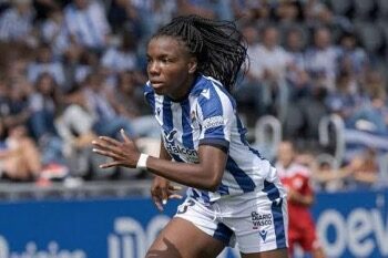 Super Falcons’ target Edna Imade leaps for joy over maiden call-up to Spain