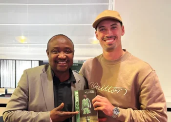 Nigeria Super Eagles legend Babangida finally links up with Man City star named after him