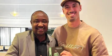 Nigeria Super Eagles legend Babangida finally links up with Man City star named after him