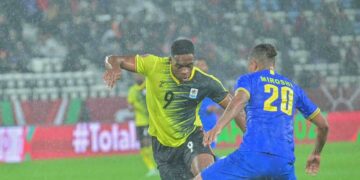 Ugandan striker of Nigerian descent Uche Ikpeazu grabs point for Uganda against Tanzania