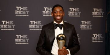 Ousmane Dembele crowned FIFA The Best Player of the Year
