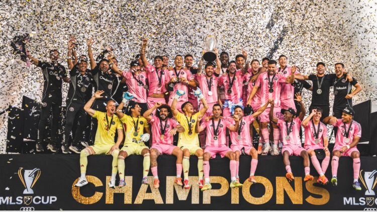 Inter Miami CF defeated Vancouver Whitecaps FC 3-1 at Chase Stadium to go to the summit and win the MLS Cup 2025 sponsored by Audi.