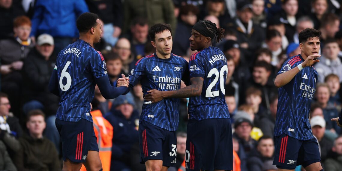Arsenal demolish Leeds to increase gap, Bournemouth wound Wolves as Everton grab late point at Brighton