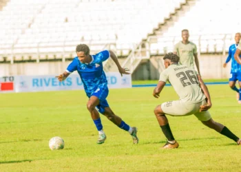 Rivers United back to NPFL summit with late win over Barau