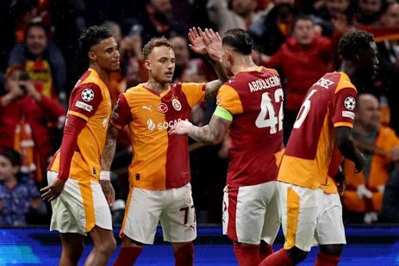 Champions league match between Juventus and Galatasaray 