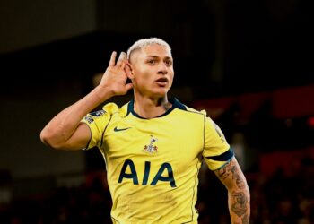 Liverpool stung as Richarlison’s equaliser ended Tottenham Hotspur’s losing streak