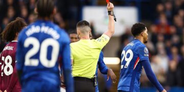 Red Card Rampage: Chelsea’s 9 dismissals and players involved