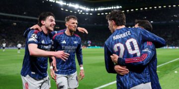 Havertz seals late winner as Arsenal beat Sporting Lisbon to set sights on the semi-finals