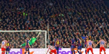 Atleti’s famous Camp Nou win pushes Barcelona close to Champions League exit