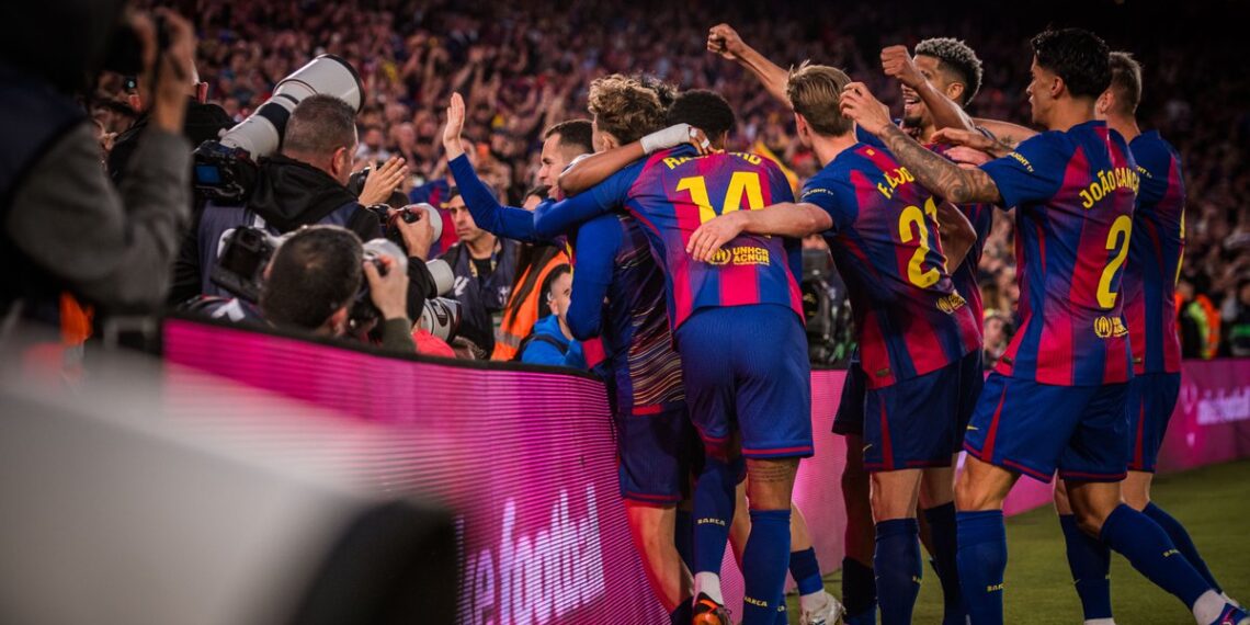 Barcelona increases gap over Real Madrid with derby day rout