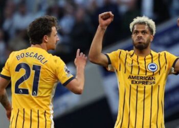 Brighton extends Tottenham Hotspur’s winless streak as Rutter grabs late equaliser