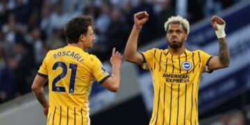 Brighton extends Tottenham Hotspur’s winless streak as Rutter grabs late equaliser