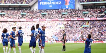 Chelsea set up FA Cup showdown against Manchester City after Leeds win.