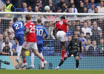 Taiwo Awoniyi bags brace as Nottingham Forest sink Chelsea on Bank Holiday