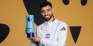Bruno Fernandes beats Declan Rice to Premier League’s Player of the Season