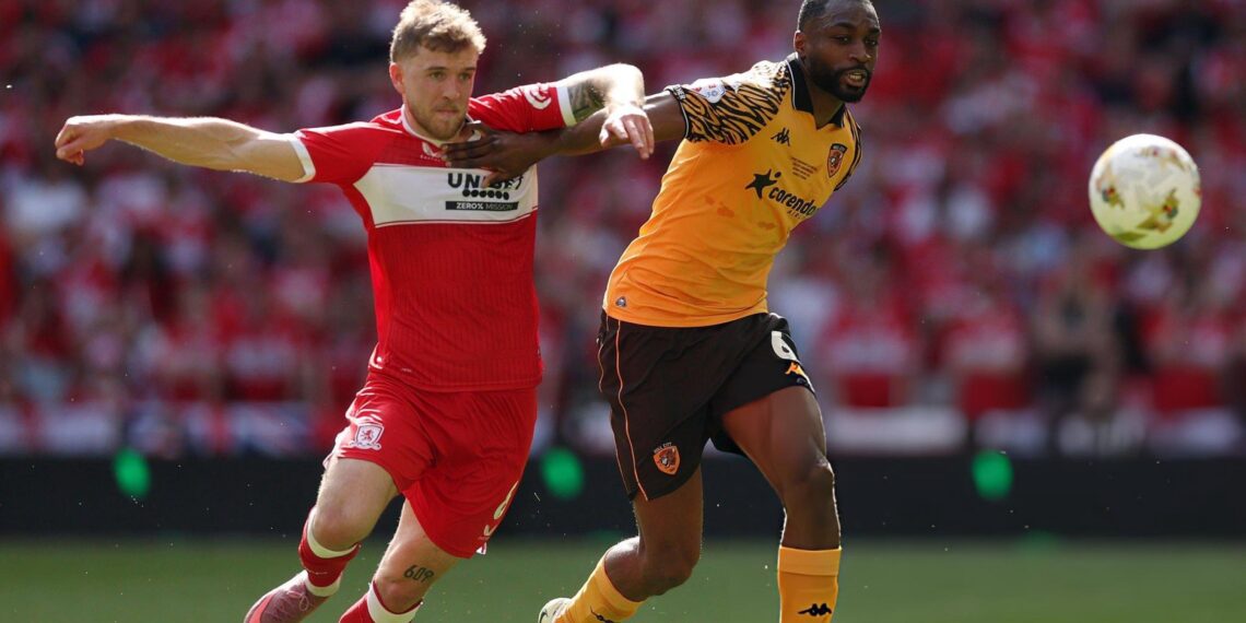 Semi Ajayi gains Premier League promotion with Hull City as Oliver McBurnie grabs late winner