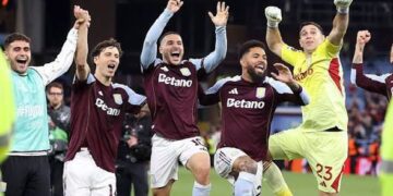 Aston Villa Players Celebrate Europa League Final Qualification With Asake’s ‘Badman Gangsta’