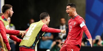Ronaldo reaches World Cup milestone as Portugal run Uzbekistan over