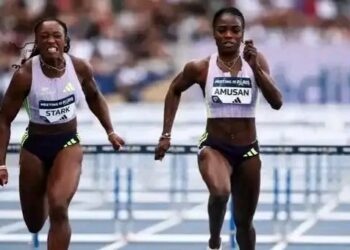 Tobi Amusan Equals Season’s Best Time, Wins Paris Diamond League