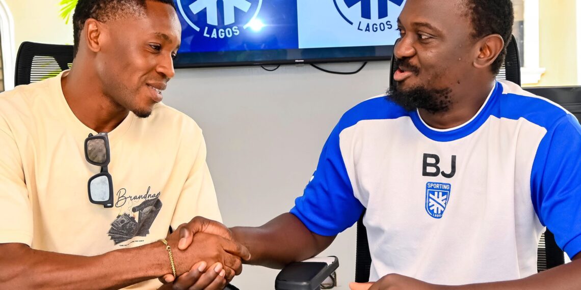 Official: Valentine Ugwu Completes Move to Sporting Lagos from Abia Warriors