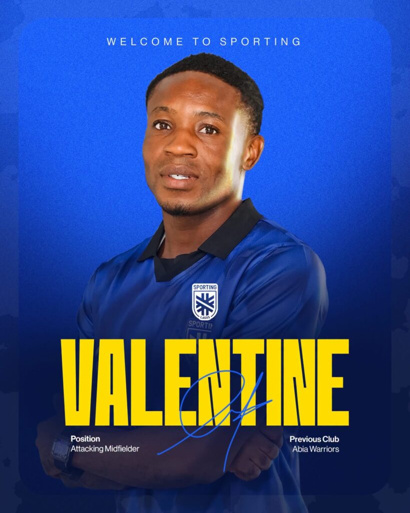 Sporting Lagos sign Valentine 