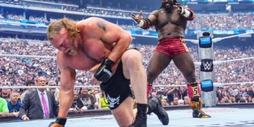 Oba Femi defeats Brock Lesnar in Hell in a Cell, earns WWE legend’s endorsement