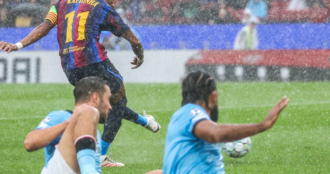 Rampage Raphinha on fire as Barcelona with PSV with five as Stuttgart ambush vikings