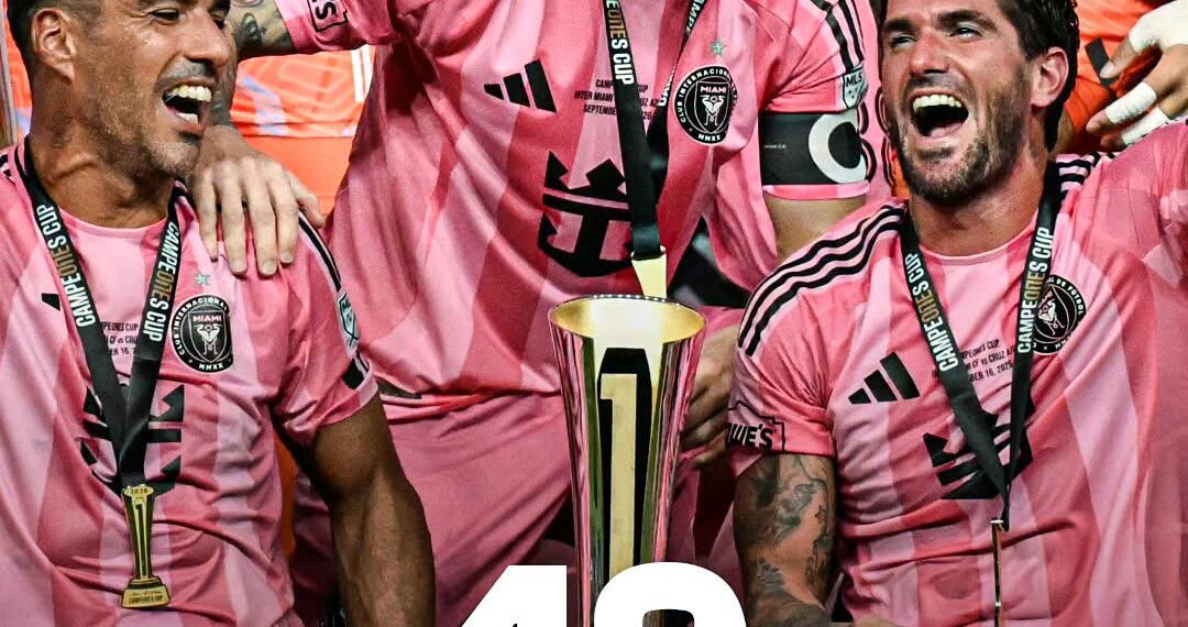 Messi marks 100th Inter Miami goal as Herons win Campeones Cup