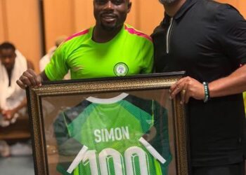 Moses Simon Joins Super Eagles’ 100-Cap Club as Nigeria Beat Madagascar 2-1