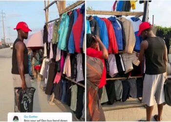 Wilfred Ndidi Spotted Shopping for ‘Bend-Down Select’ Clothes in Lagos