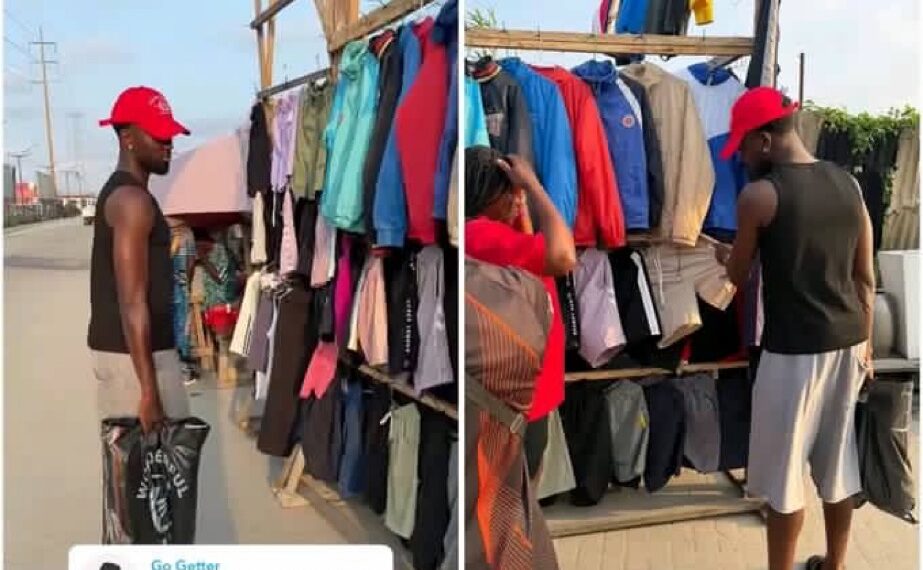 Wilfred Ndidi Spotted Shopping for ‘Bend-Down Select’ Clothes in Lagos